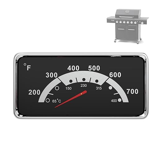3 5/8" Grill Thermometer Gauge for Nexgrill 720-0830A 720-0864M 720-0896C 720-0896 Kenmore Grill Replacement Parts 148.16154211 148.34178411 146.23673310, Grill Heat Indicator for Nexgrill